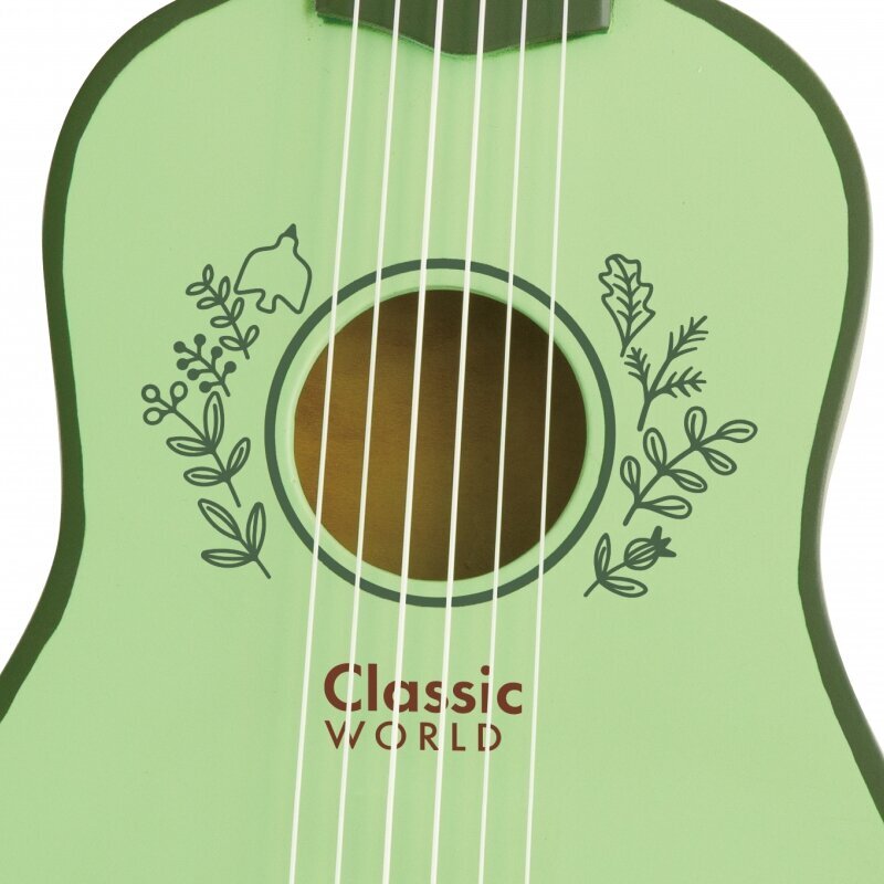 Vaikiška gitara Classic World, žalia kaina ir informacija | Lavinamieji žaislai | pigu.lt