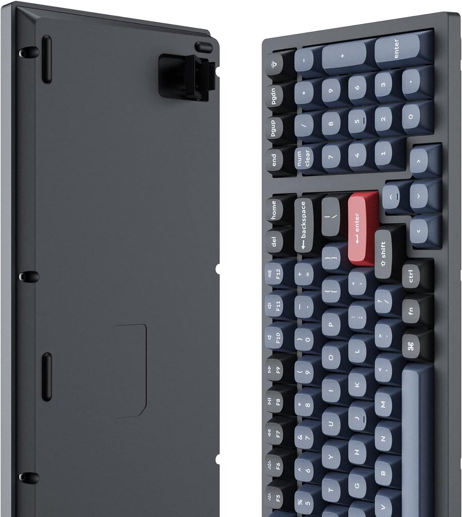 Keychron K4 Pro mechaninė 96% klaviatūra (ANSI, bevielė, RGB, Hot-swap,Gateron Brown) kaina ir informacija | Klaviatūros | pigu.lt