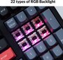 Keychron K4 Pro mechaninė 96% klaviatūra (ANSI, bevielė, RGB, Hot-swap,Gateron Brown) kaina ir informacija | Klaviatūros | pigu.lt