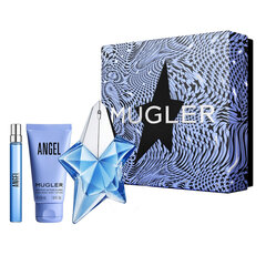 Rinkinys Thierry Mugler Angel moterims: kvapusis vanduo EDP, 50 ml + kūno losjonas, 50 ml + kvapusis vanduo EDP, 10 ml kaina ir informacija | Kvepalai moterims | pigu.lt