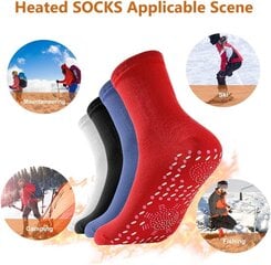 Kojinės vyrams Toulifly, raudonos, 4 poros kaina ir informacija | Vyriškos kojinės | pigu.lt