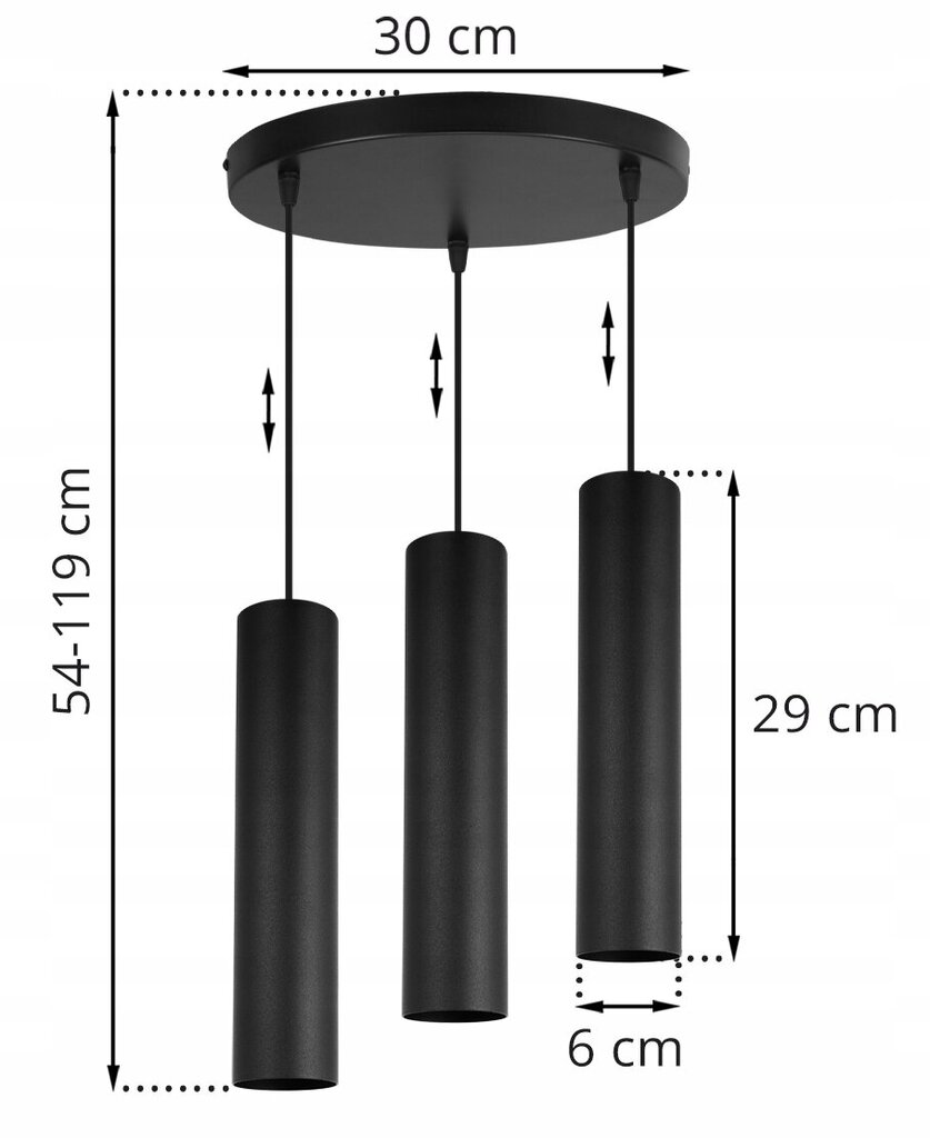 LightHome pakabukas Tuba kaina ir informacija | Pakabinami šviestuvai | pigu.lt