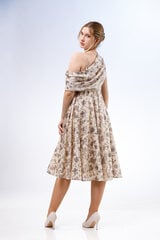 Suknelė moterims Aimyoustyl 1311A2, smėlio spalvos kaina ir informacija | Suknelės | pigu.lt