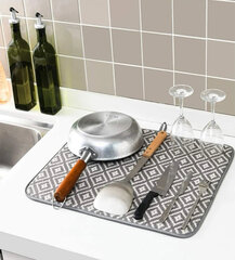 Водонепроницаемый коврик для посуды, Electronics LV-2232, 46x40 см цена и информация | Кухонная утварь | pigu.lt