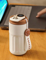 Термокружка для кофе с датчиком температуры, Electronics LV-2233, 500 мл, 1 шт цена и информация | Термосы, термокружки | pigu.lt