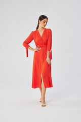Suknelė moterims Stylove S365, oranžinė цена и информация | Платья | pigu.lt