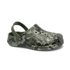 Crocs™ basutės unisex Sabot Kosmic Camo, žalios цена и информация | Мужские шлепанцы, босоножки | pigu.lt