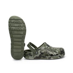 Crocs™ basutės unisex Sabot Kosmic Camo, žalios цена и информация | Мужские шлепанцы, босоножки | pigu.lt