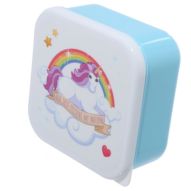 Enchanted Rainbows Unicorn pietų dėžučių rinkinys, S/M/L, 3 vnt. цена и информация | Maisto saugojimo  indai | pigu.lt
