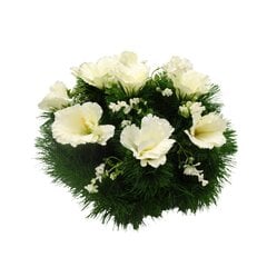 Dirbtinių gėlių kompozicija Eustomos kaina ir informacija | Dirbtinės gėlės | pigu.lt