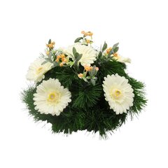 Dirbtinių gėlių kompozicija Gerberos kaina ir informacija | Dirbtinės gėlės | pigu.lt