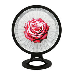 3Dgaminiai stalinis šviestuvas Rožė, su plastiko gijomis цена и информация | Настольные светильники | pigu.lt