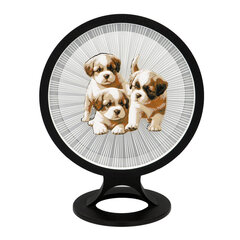 3Dgaminiai stalinis šviestuvas Šuniukai, su plastiko gijomis цена и информация | Настольные светильники | pigu.lt