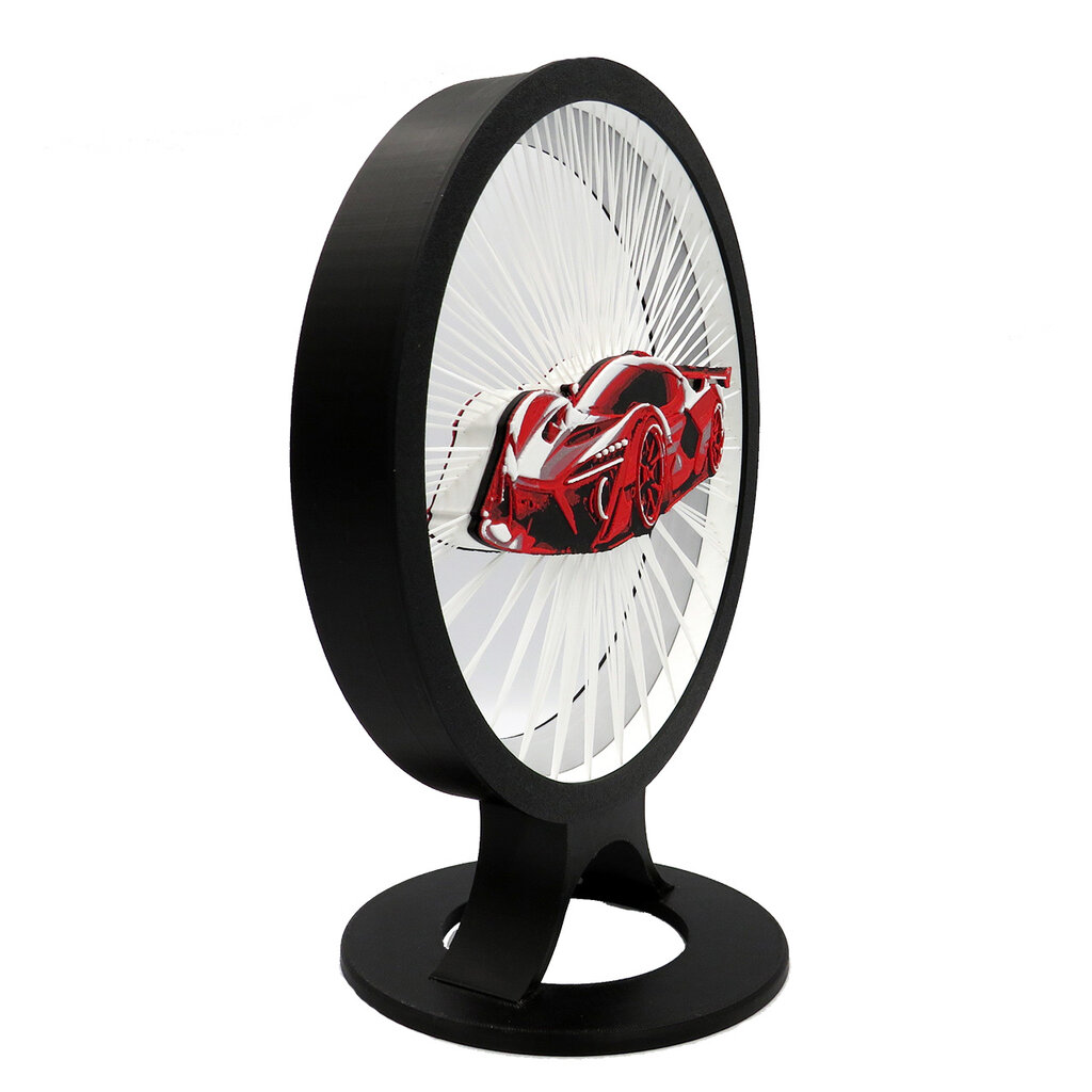 3Dgaminiai stalinis šviestuvas Sportinis automobilis, su plastiko gijomis kaina ir informacija | Staliniai šviestuvai | pigu.lt