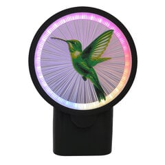 3Dgaminiai sieninis šviestuvas Kolibris, su plastiko gijomis kaina ir informacija | Sieniniai šviestuvai | pigu.lt