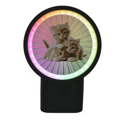 3Dgaminiai sieninis šviestuvas Kačiukai, su plastiko gijomis kaina ir informacija | Sieniniai šviestuvai | pigu.lt