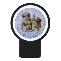 3Dgaminiai sieninis šviestuvas Šuniukai, su plastiko gijomis kaina ir informacija | Sieniniai šviestuvai | pigu.lt