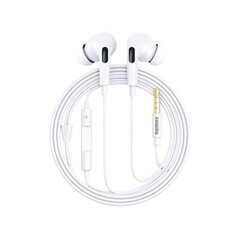 Earphones Remax RM-533, 3.5 mini jack, 1.2m (white) цена и информация | Наушники | pigu.lt