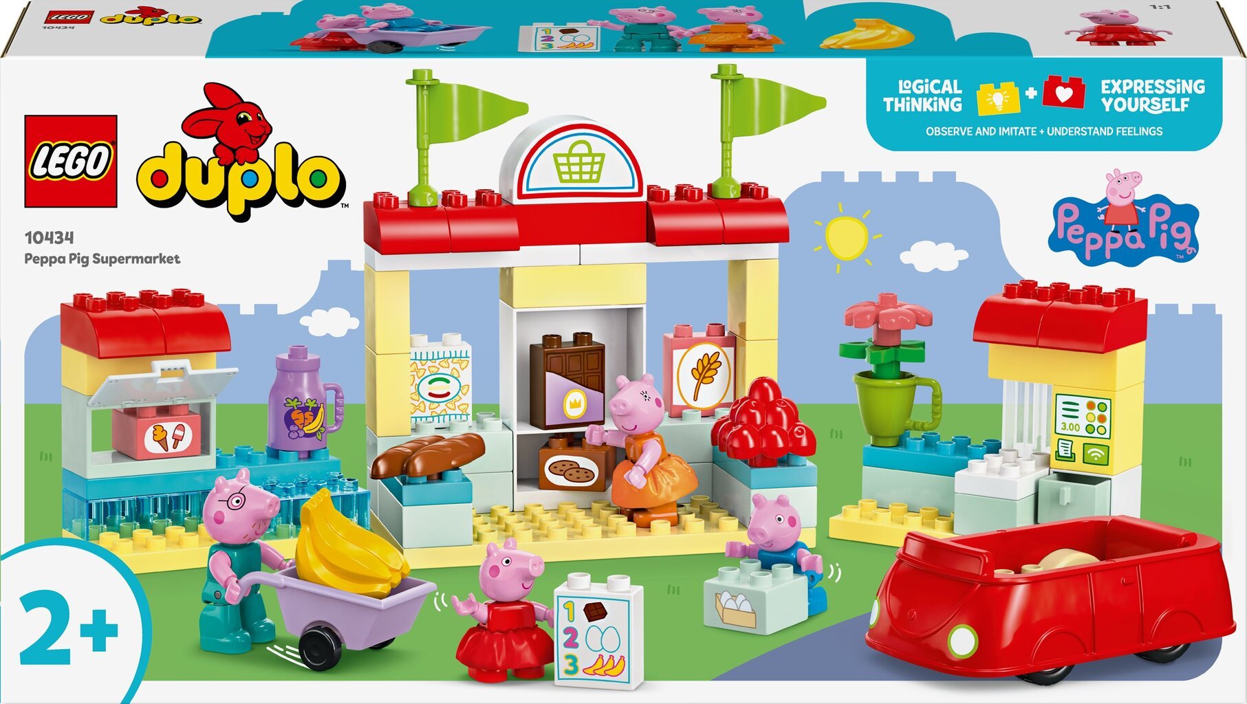 10434 LEGO® DUPLO Kiaulytės Pepos prekybos centras kaina ir informacija | Konstruktoriai ir kaladėlės | pigu.lt