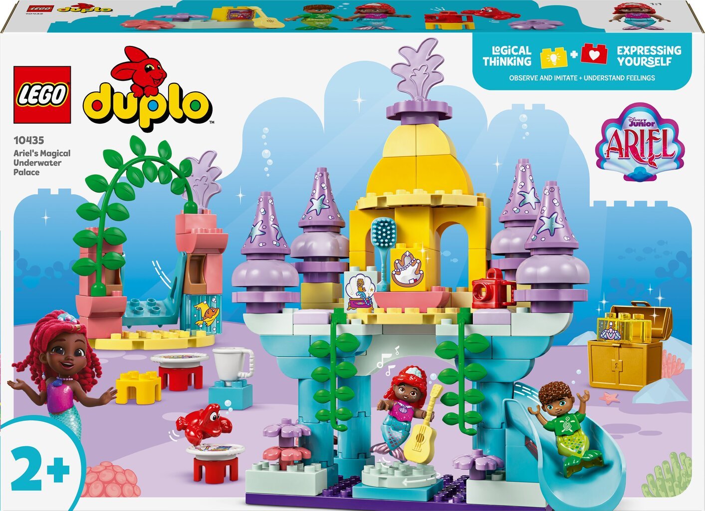 10435 LEGO® DUPLO Magiški Arielės povandeniniai rūmai kaina ir informacija | Konstruktoriai ir kaladėlės | pigu.lt