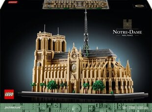 21061 LEGO® Architecture Paryžiaus Notre-Dame цена и информация | Конструкторы и кубики | pigu.lt