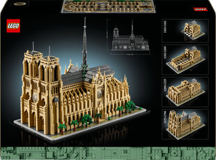 21061 LEGO® Architecture Paryžiaus Notre-Dame цена и информация | Конструкторы и кубики | pigu.lt