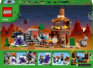 21263 LEGO® Minecraft Dykvietės šachta kaina ir informacija | Konstruktoriai ir kaladėlės | pigu.lt