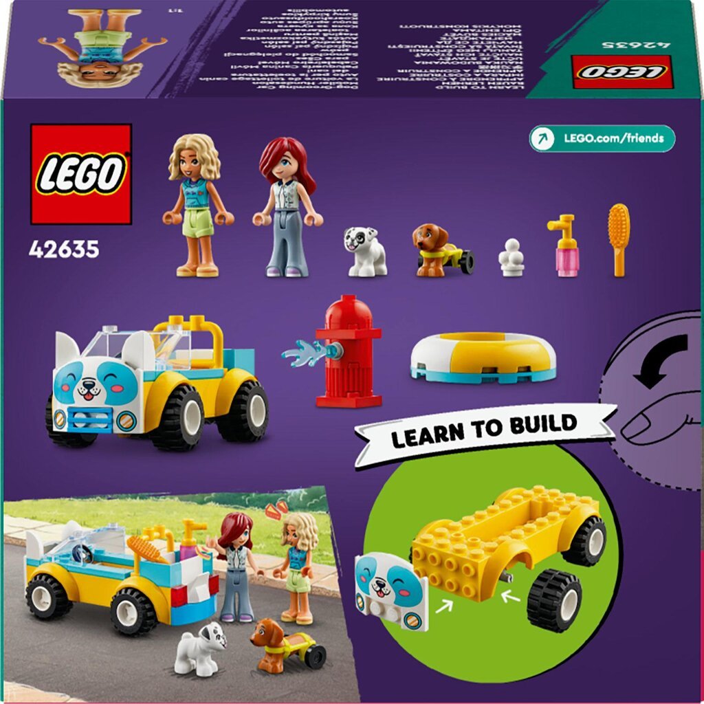 42635 LEGO® Friends Šunų kirpyklos automobilis цена и информация | Konstruktoriai ir kaladėlės | pigu.lt