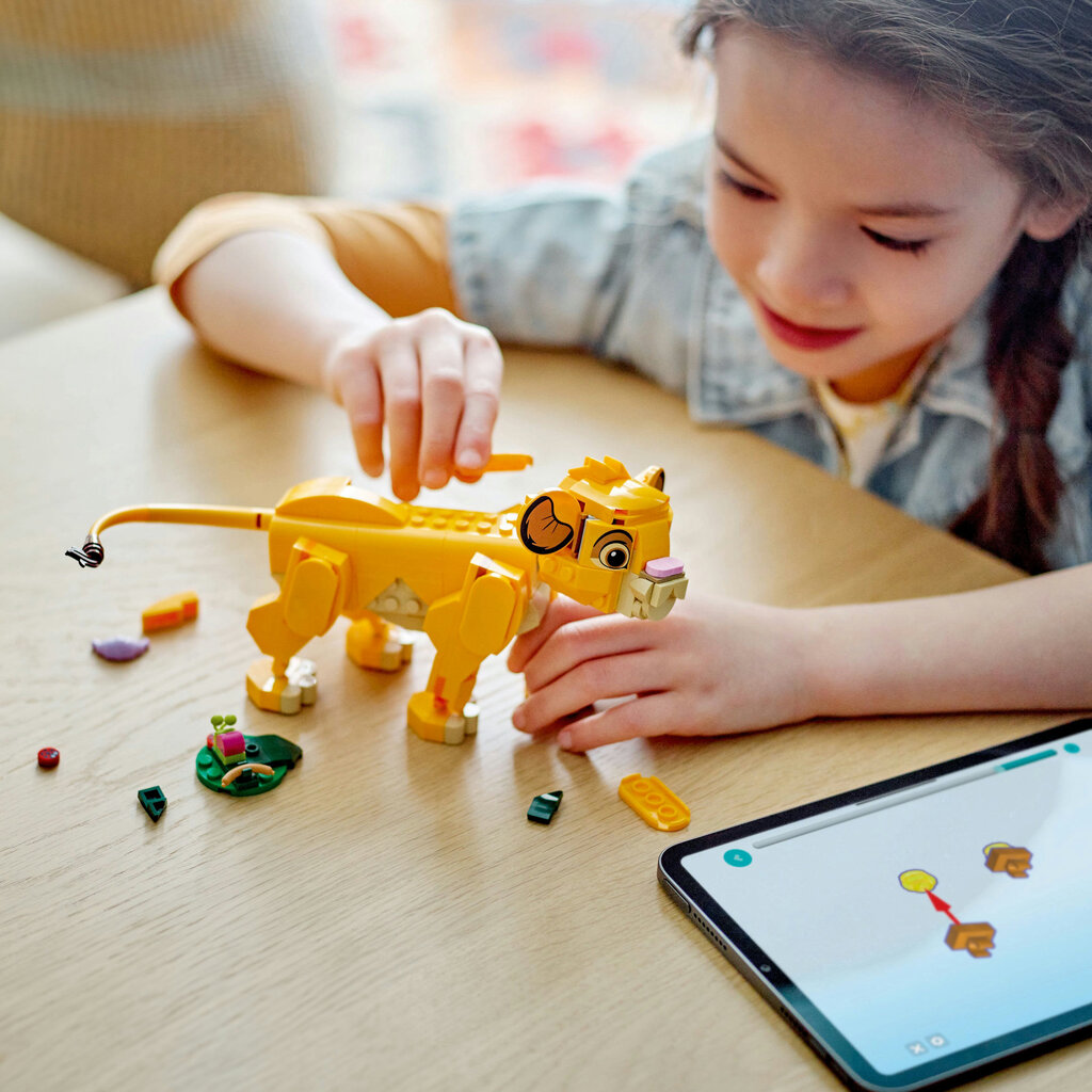 43243 LEGO® Disney Mažasis liūtas karalius Simba kaina ir informacija | Konstruktoriai ir kaladėlės | pigu.lt