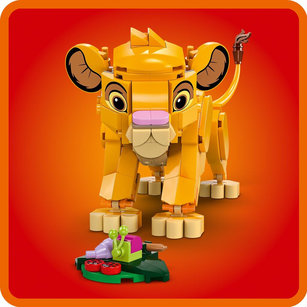 43243 LEGO® Disney Mažasis liūtas karalius Simba kaina ir informacija | Konstruktoriai ir kaladėlės | pigu.lt