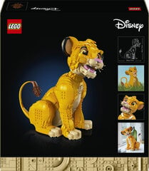 43247 LEGO® Disney Jaunasis liūtas karalius Simba kaina ir informacija | Konstruktoriai ir kaladėlės | pigu.lt