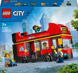 60407 LEGO® City Raudonas dviaukštis apžvalgos autobusas kaina ir informacija | Konstruktoriai ir kaladėlės | pigu.lt