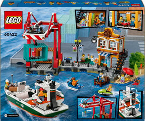 60422 LEGO® City Pajūrio uostas su krovininiu laivu цена и информация | Конструкторы и кубики | pigu.lt