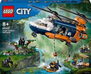 60437 LEGO® City Džiunglių tyrinėtojo sraigtasparnis stovykloje kaina ir informacija | Konstruktoriai ir kaladėlės | pigu.lt