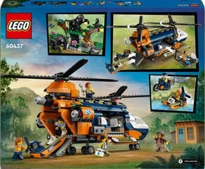 60437 LEGO® City Džiunglių tyrinėtojo sraigtasparnis stovykloje цена и информация | Конструкторы и кубики | pigu.lt