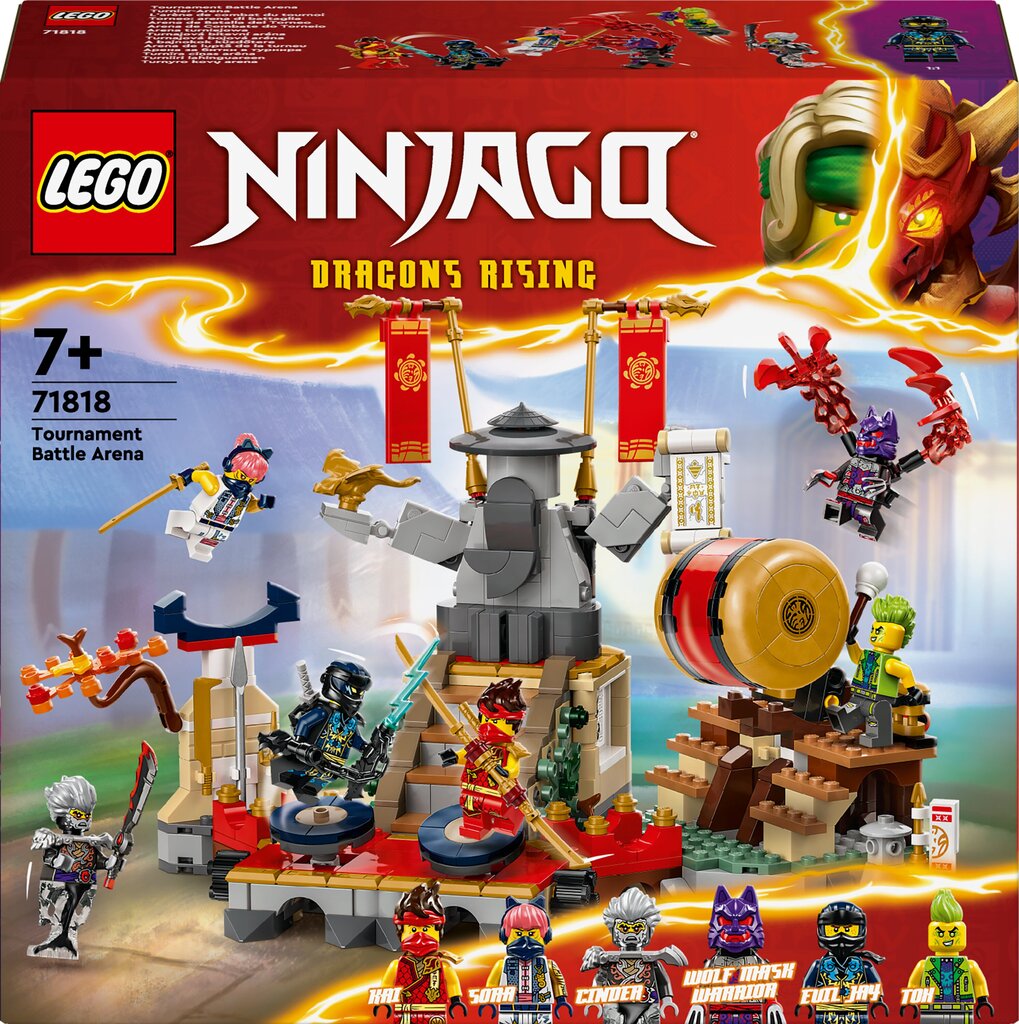 71818 LEGO® Ninjago Turnyro kovų arena kaina ir informacija | Konstruktoriai ir kaladėlės | pigu.lt