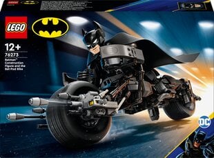 76273 LEGO® DC Batman™ Betmeno konstruojama figūrėlė ir motociklas kaina ir informacija | Konstruktoriai ir kaladėlės | pigu.lt