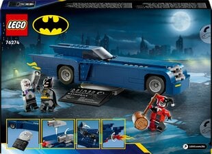 76274 LEGO® DC Batman™ Betmenas su automobiliu prieš Harlę Kvin ir Poną Šaltį kaina ir informacija | Konstruktoriai ir kaladėlės | pigu.lt