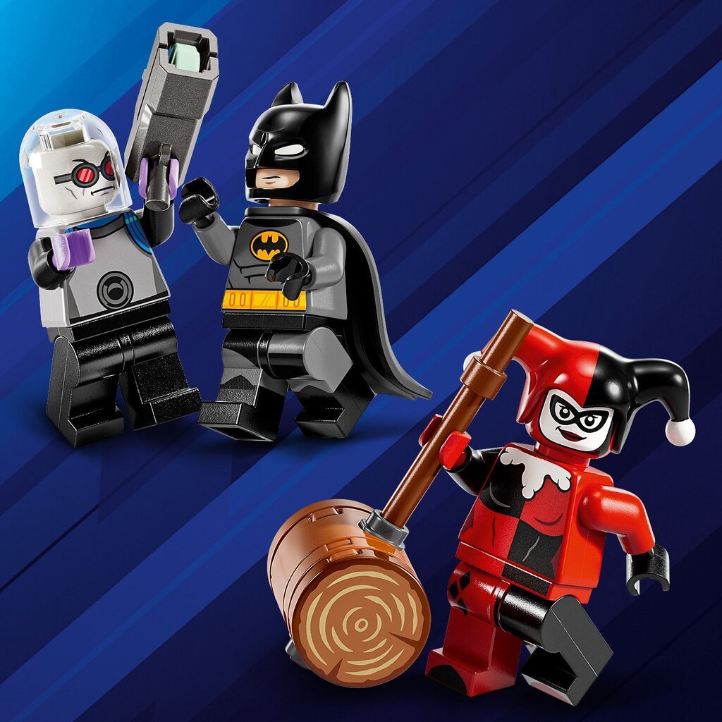 76274 LEGO® Super Heroes Betmenas su automobiliu prieš Harlę Kvin ir Poną Šaltį kaina ir informacija | Konstruktoriai ir kaladėlės | pigu.lt