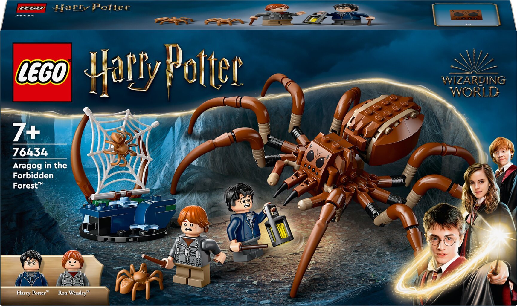 76434 LEGO® Harry Potter Aragogas Uždraustajame miške kaina ir informacija | Konstruktoriai ir kaladėlės | pigu.lt