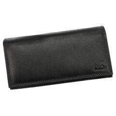 Moteriška odinė piniginė Money keppeer CN-1105, juoda kaina ir informacija | Piniginės, kortelių dėklai moterims | pigu.lt