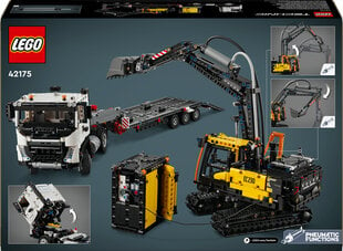 42175 LEGO® Technic Sunkvežimis Volvo FMX ir elektrinis ekskavatorius Volvo EC230 цена и информация | Конструкторы и кубики | pigu.lt