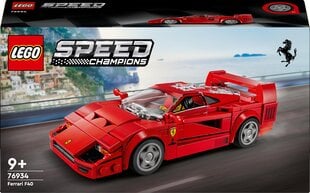 76934 LEGO® Speed Champions Суперавтомобиль Ferrari F40 цена и информация | Конструкторы и кубики | pigu.lt