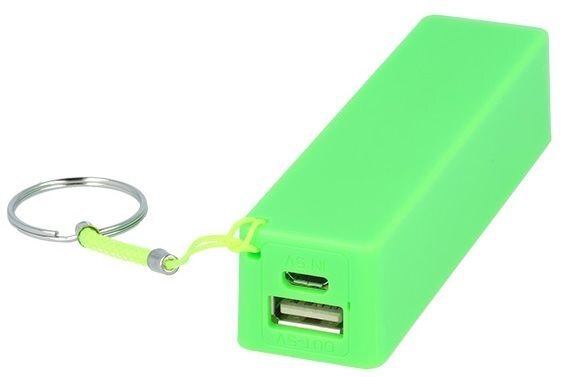 Atsarginis maitinimo šaltinis Setty Mini Cube Power Bank 2000mAh, Žalias цена и информация | Atsarginiai maitinimo šaltiniai (power bank) | pigu.lt