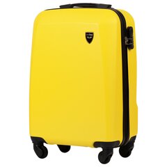 Mažas lagaminas 0125, geltonas kaina ir informacija | Lagaminai, kelioniniai krepšiai | pigu.lt