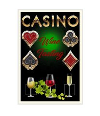 Vyno kazino, degustacinis žaidimas kaina ir informacija | Kitos originalios dovanos | pigu.lt