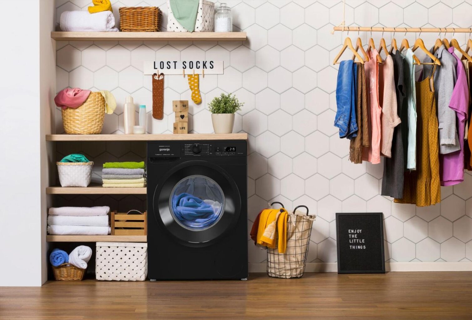 Gorenje WNRPI74APSB kaina ir informacija | Skalbimo mašinos | pigu.lt