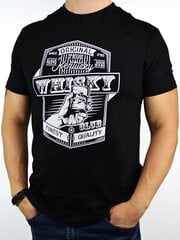 Мужская футболка Noviti "Whiskey" (черная) цена и информация | Мужские футболки | pigu.lt