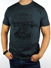 Мужская футболка Noviti "Whiskey" (серая) цена и информация | Мужские футболки | pigu.lt