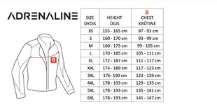 Moto striukė Adrenaline Pyramid 2.0, pilka-geltona kaina ir informacija | Moto striukės | pigu.lt